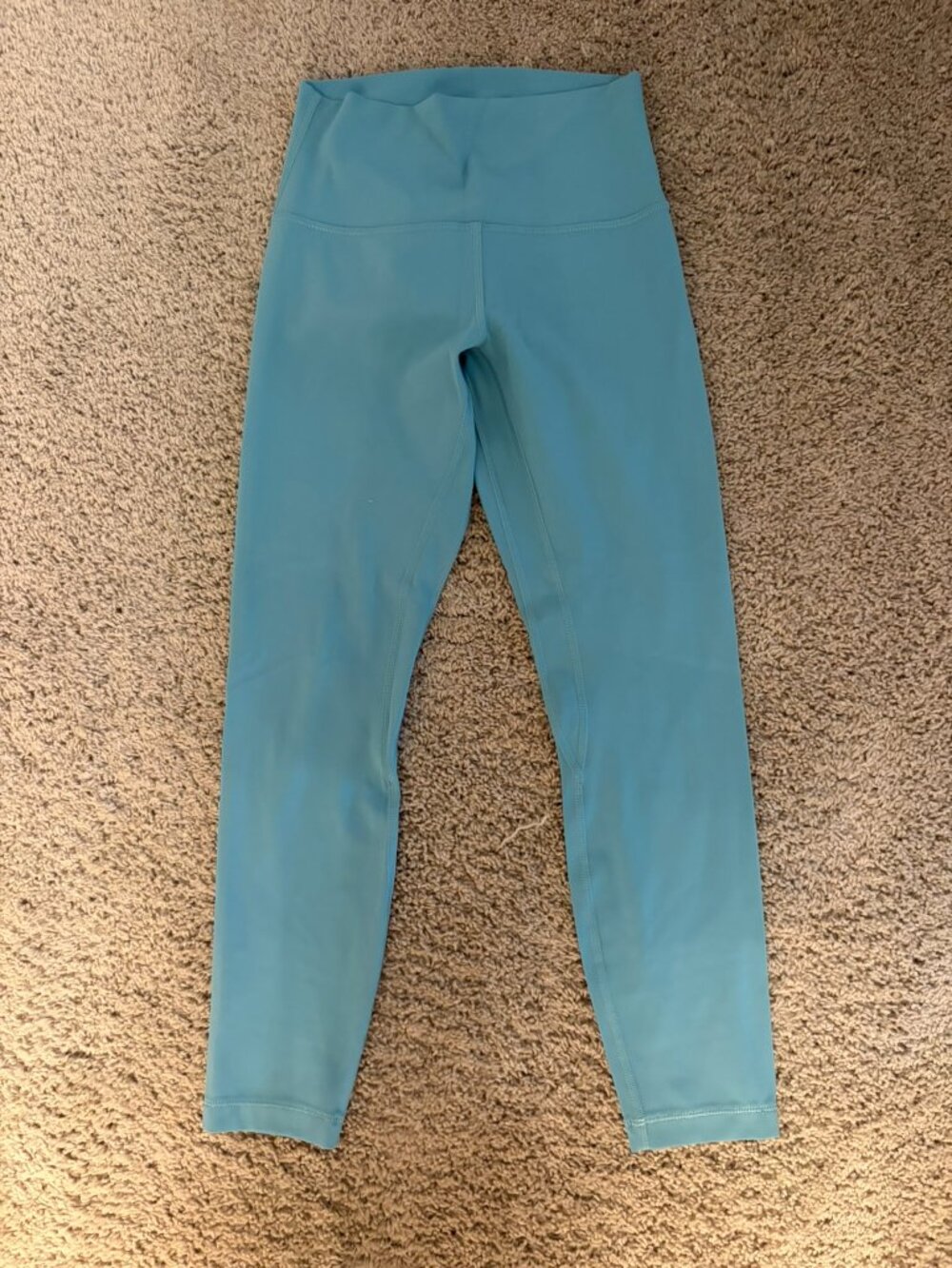 Lululemon Align High Rise Leggings Spry Blue Turquoise Aqua Size 6 Luon